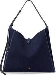 Polo Ralph Lauren Denim Messenger Tote