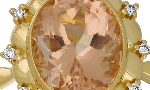 Bony Levy Morganite & Diamond Ring In 18k Yellow Gold