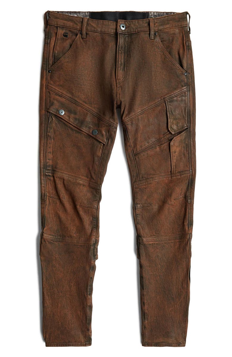G-STAR Airblaze 3D Skinny Jeans, Alternate, color, Faded Cognac Skin