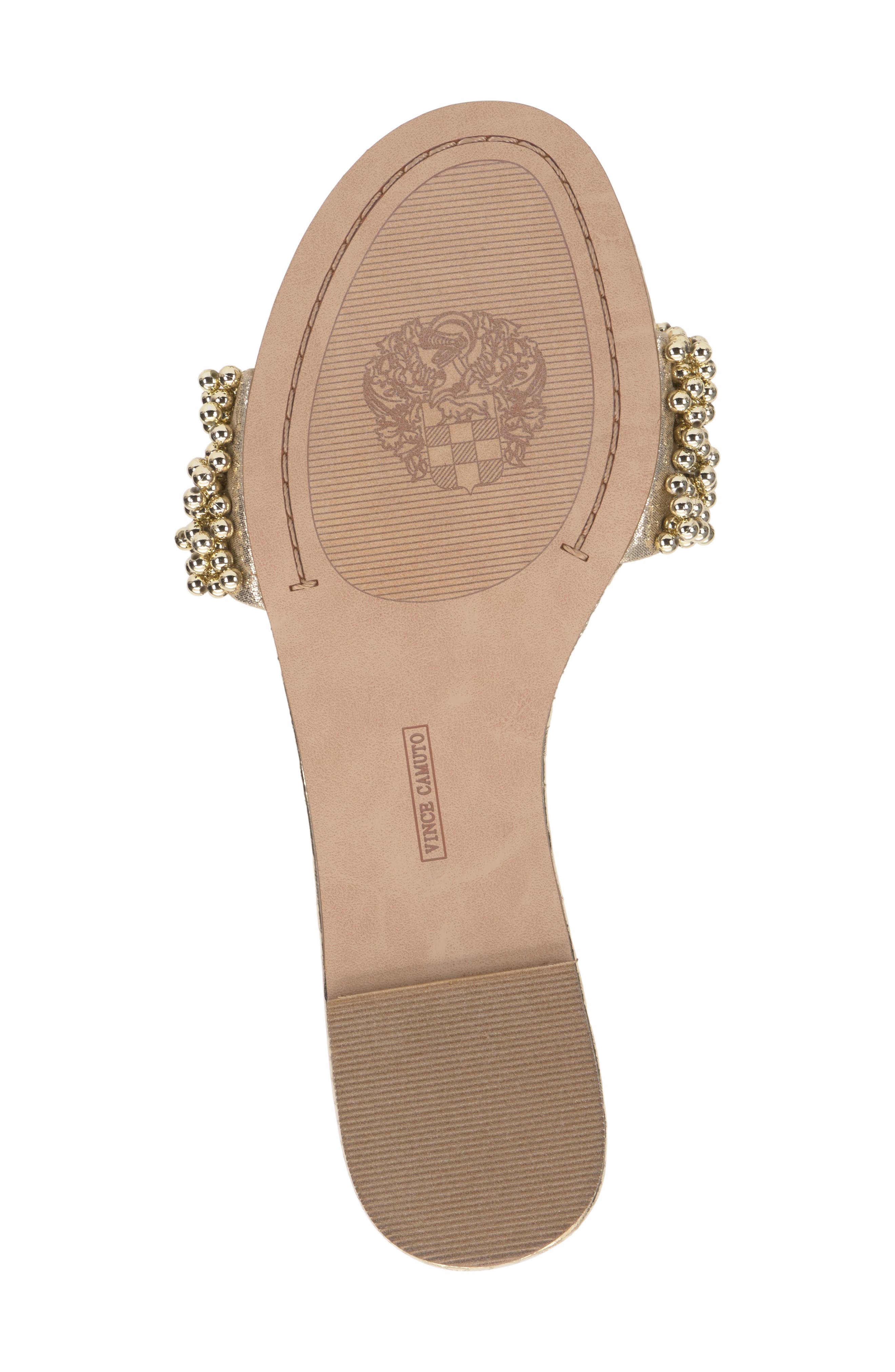 Vince Camuto Balea Slide Sandal, Alternate, color, Gold