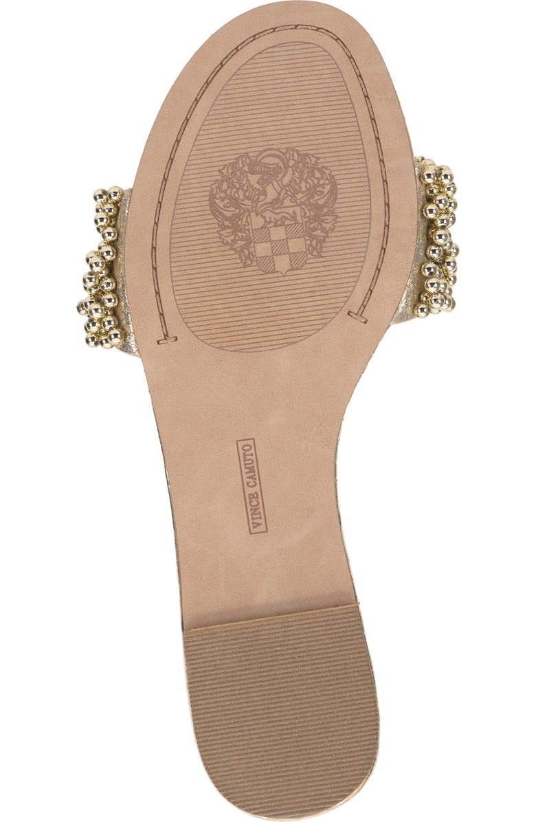 Vince Camuto Balea Slide Sandal, Alternate, color, Gold