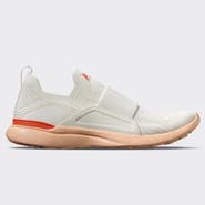 APL Women's TechLoom Bliss Ivory Faded Peach Blood Orange Sneaker
