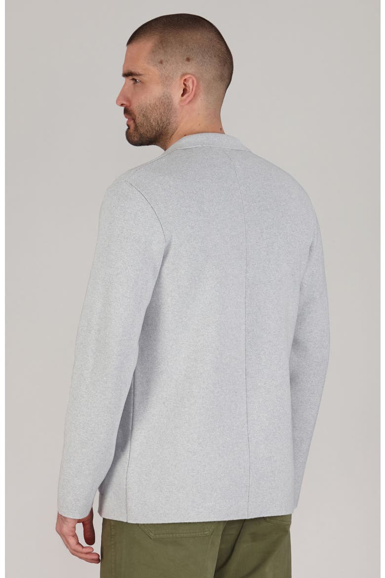 Midweight Cotton Deconstructed Blazer, Alternate, color, Lightgrey