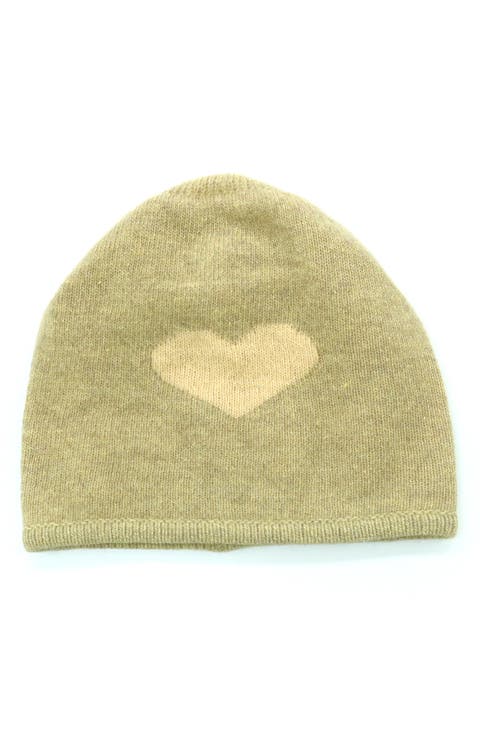 Heart Wool Blend Beanie