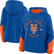 FANATICS Women's Fanatics Royal New York Mets Oversized Time to Win Pullover Hoodie