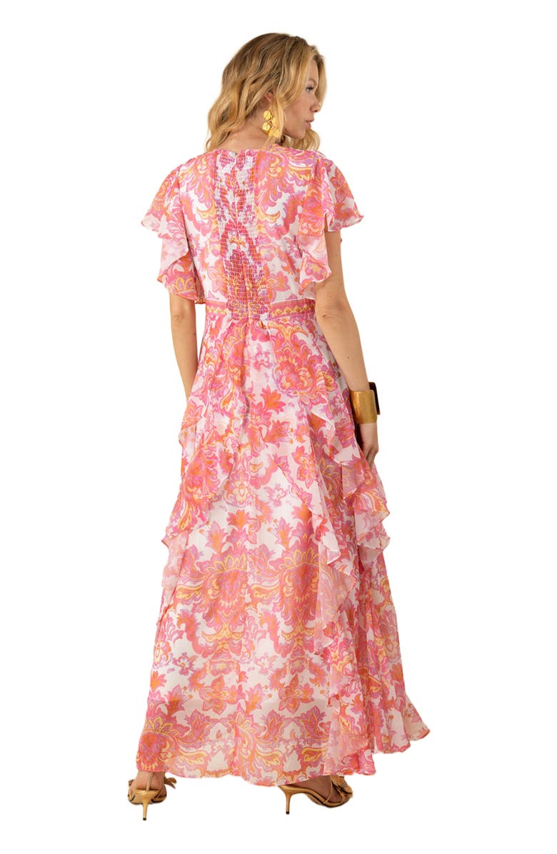 Hale Bob Aleah Chiffon Dress, Alternate, color, 