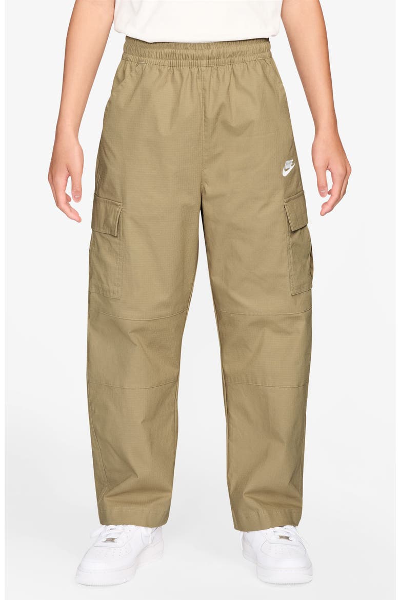 Kids' Club Ripstop Cargo Pants, Main, color, 297 PARACHUTE BEIGE/WHITE
