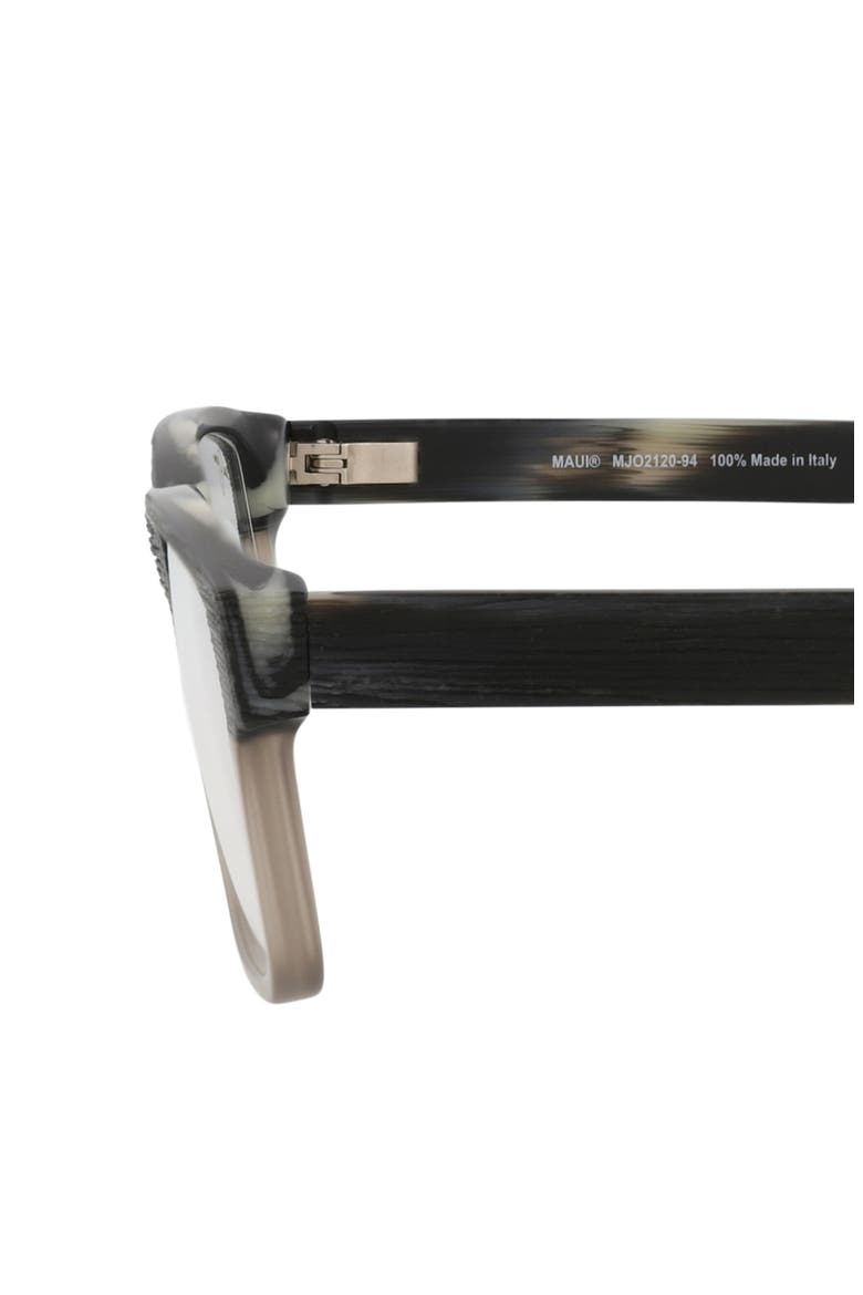57mm Rectangular Optical Glasses, Alternate, color, TAUPE BLACK TRANSPARENT