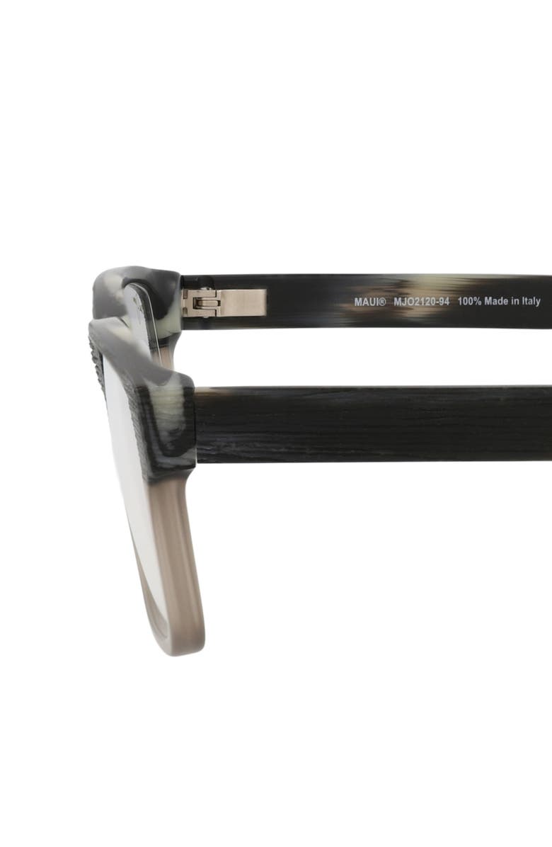 Maui Jim 57mm Rectangular Optical Glasses, Alternate, color, Taupe Black Transparent