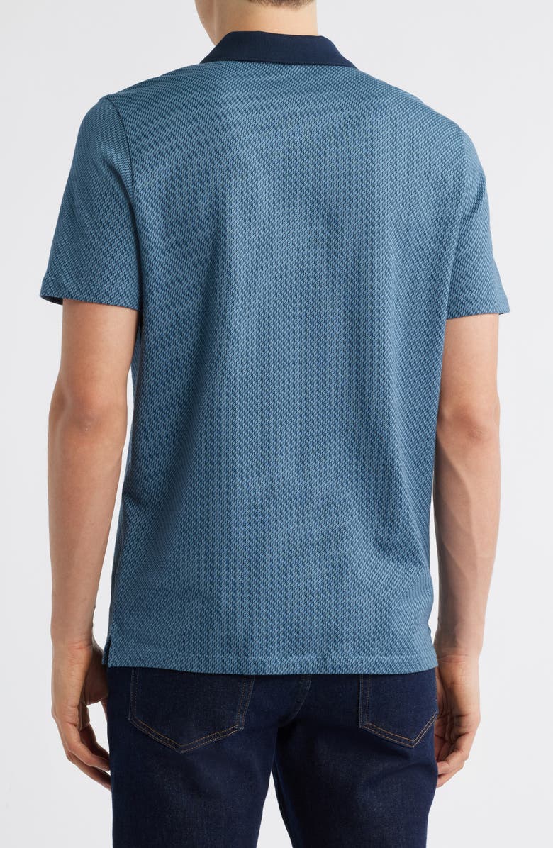 Robert Barakett Lake City Johnny Collar Polo, Alternate, color, Dark Teal