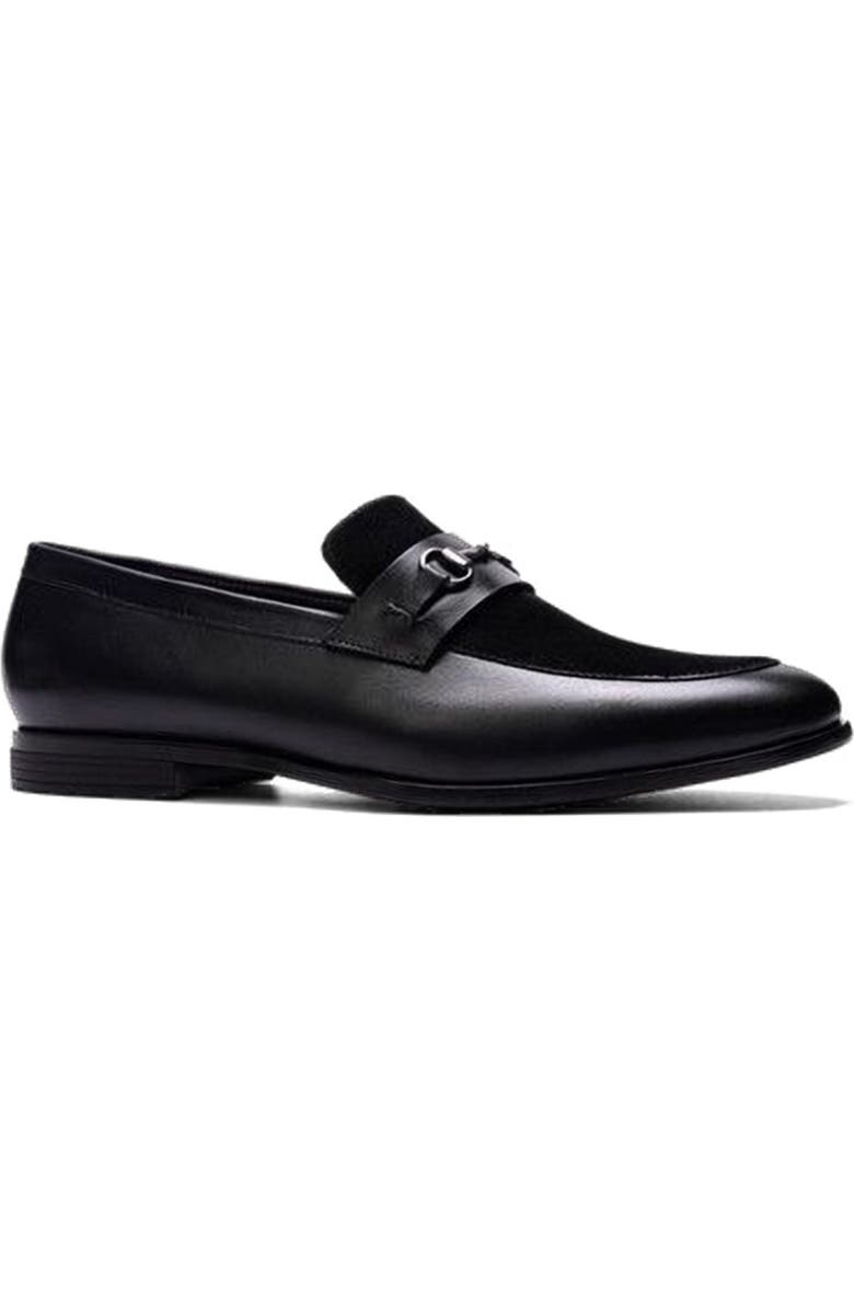 CARLOS SANTANA Lucien Bit Loafer, Main, color, Black Leather