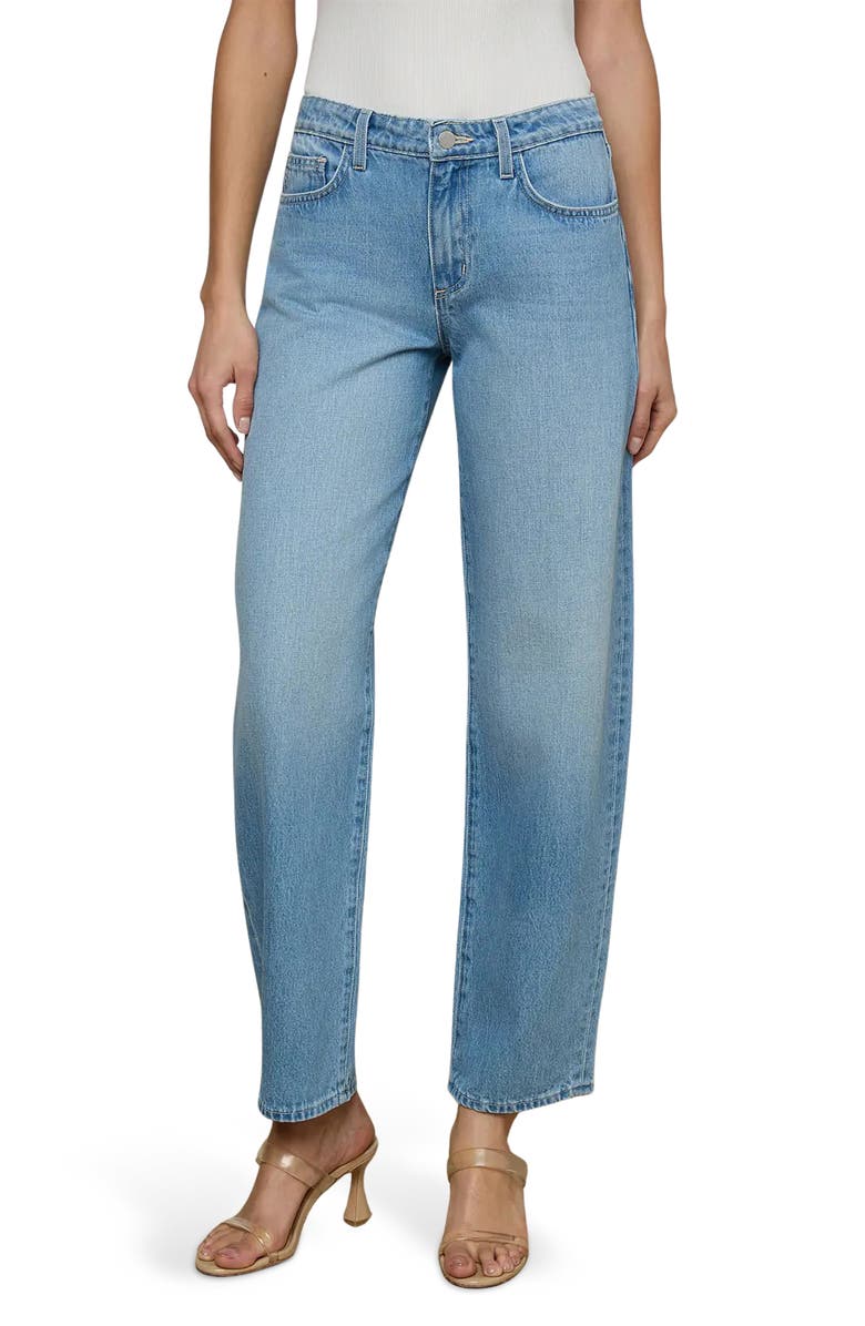 L'AGENCE Bex Slouch Rodeo Jeans, Main, color, Bellflower