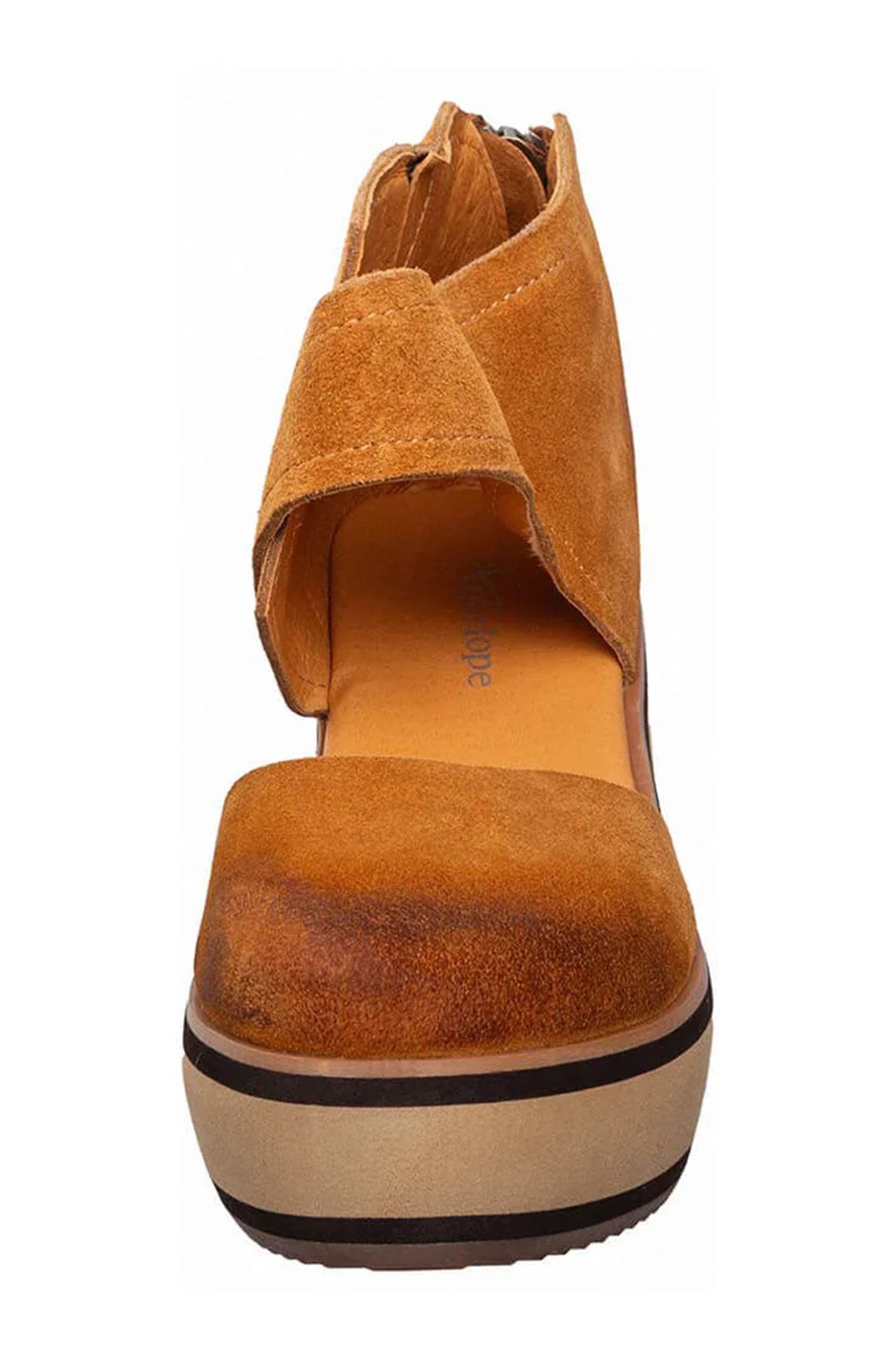 ANTELOPE Fawn Platform Wedge Pump, Alternate, color, 