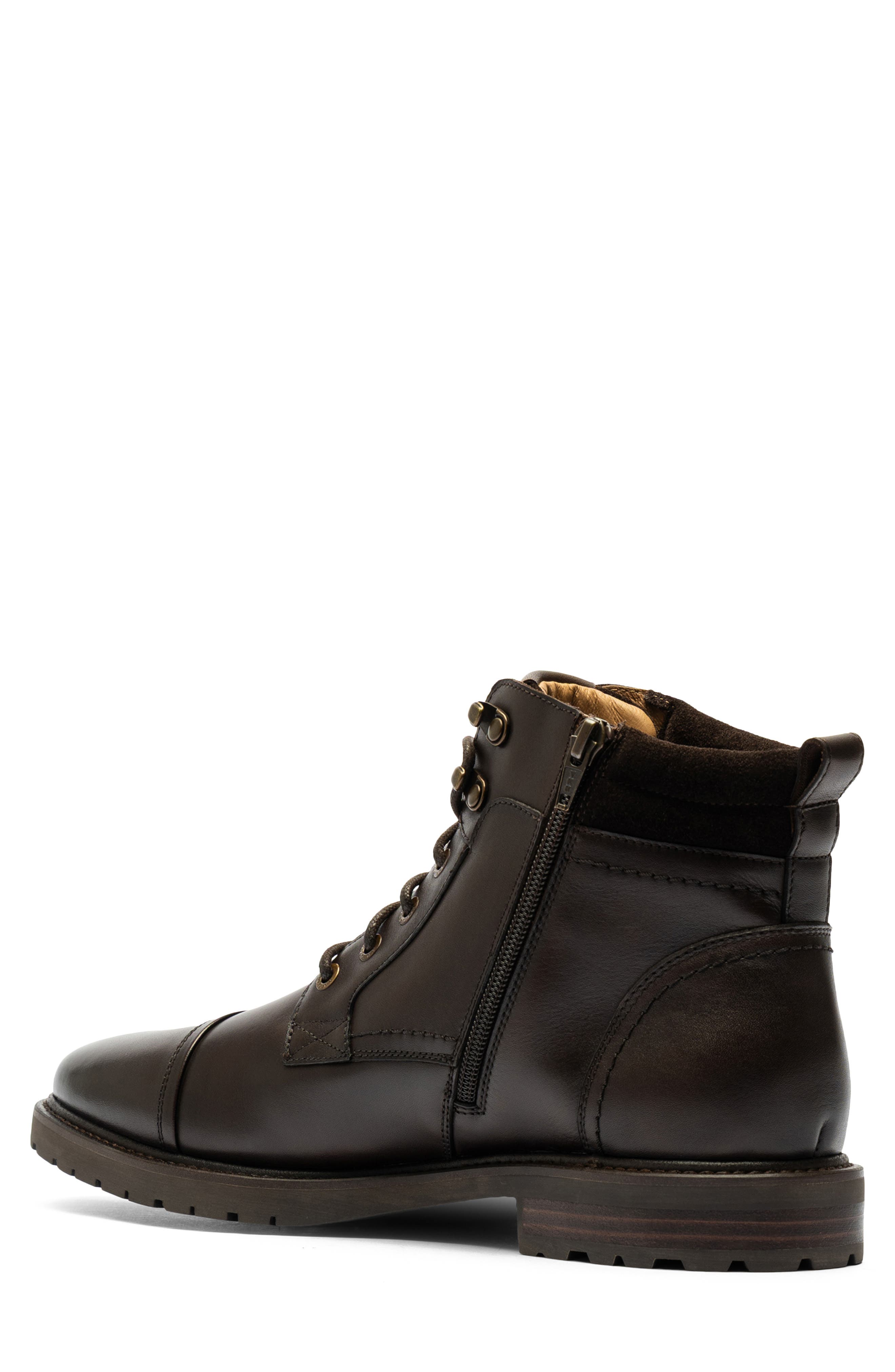 Brookdale Military Boot, Alternate, color, CHOCOLATE