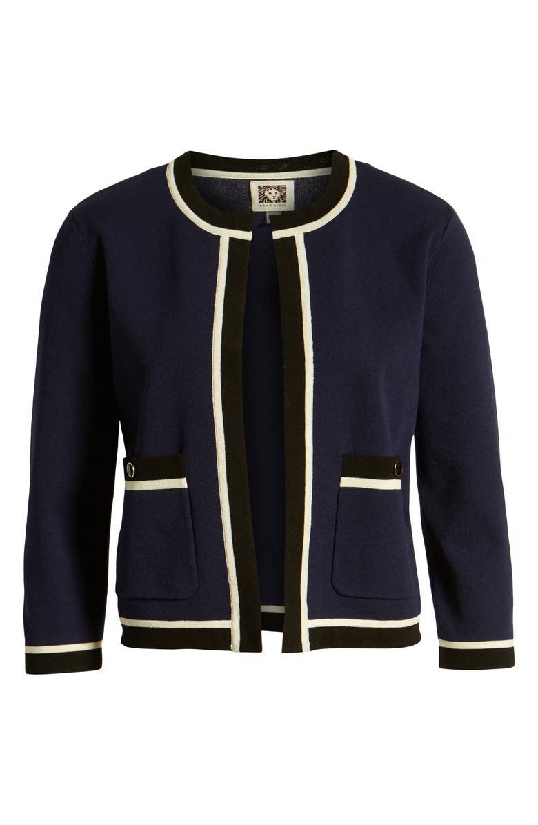 Anne Klein Crop Cardigan, Alternate, color,