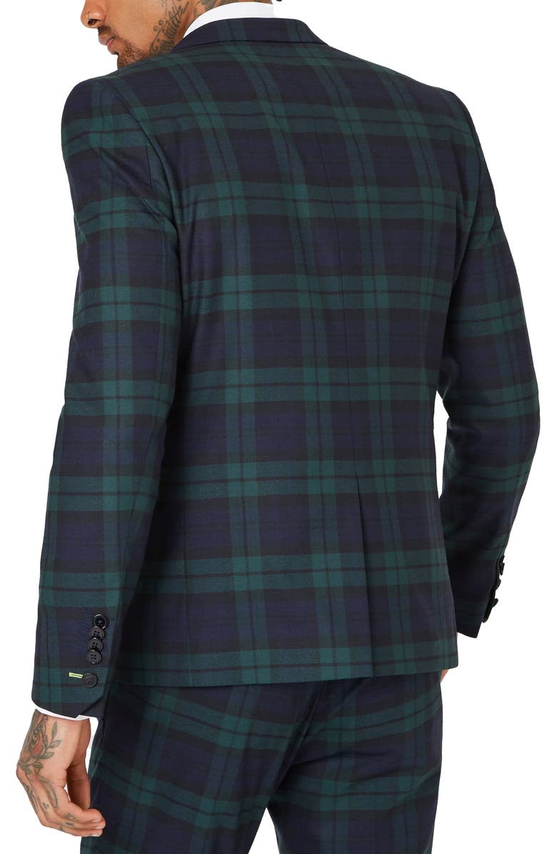 Twisted Tailor Ginger Skinny Fit Wool Blend Suit Jacket, Alternate, color, 