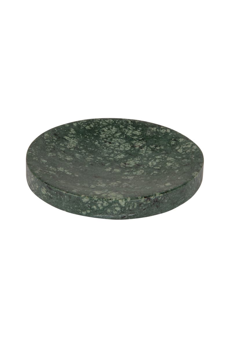 Marble Round Soapdish, Main, color, Green