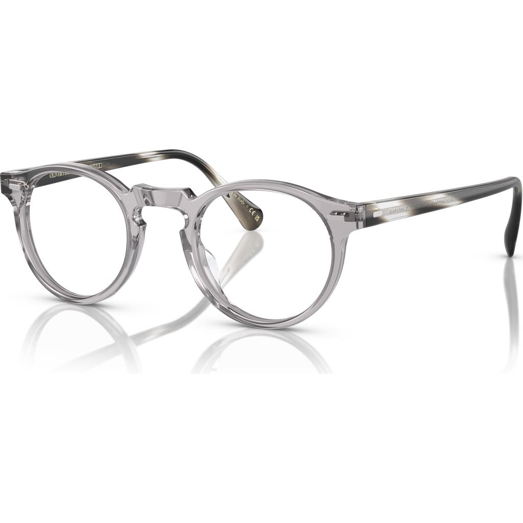 Oliver Peoples 47mm Phantos Optical Glasses In Metallic