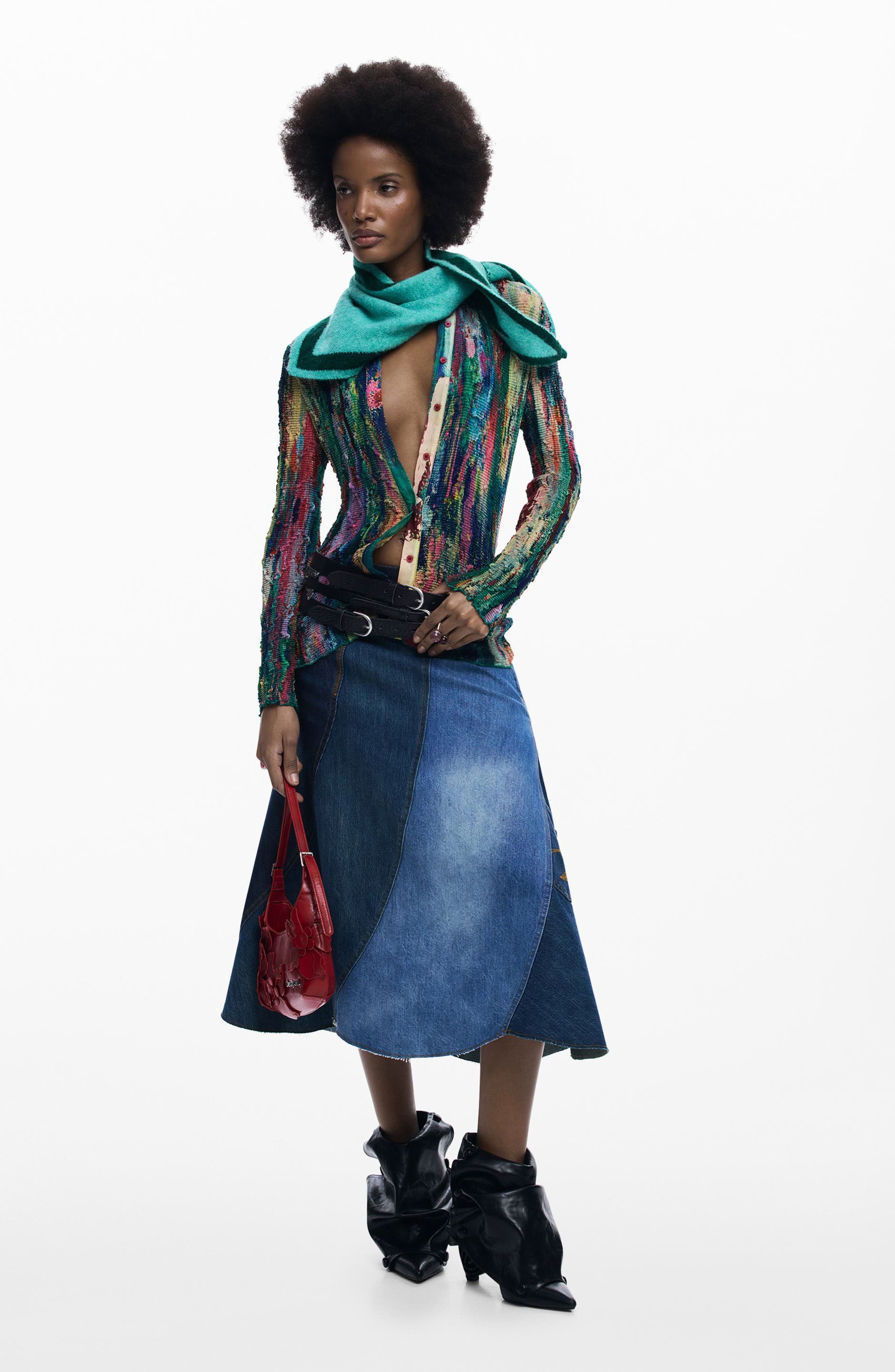 Textured Button-Up Shirt - image 2