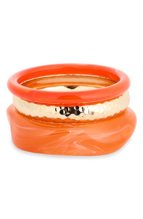 Set of 3 Bangle Bracelets