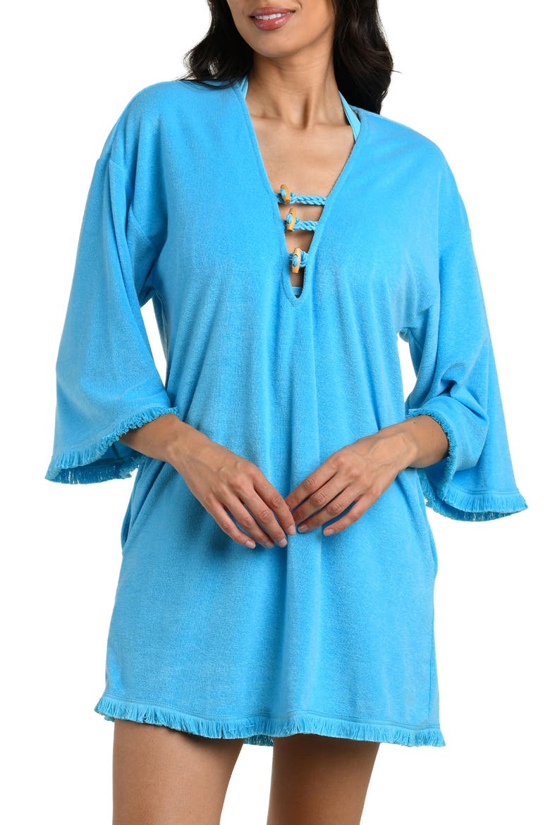 Wild Nomad Cover-Up Dress, Main, color, SKY