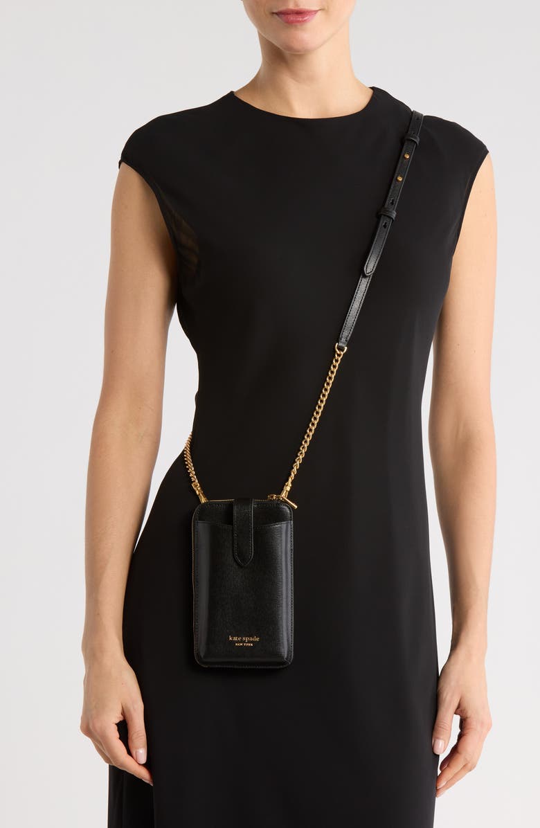 Kate Spade New York morgan north south crossbody bag, Alternate, color, Black