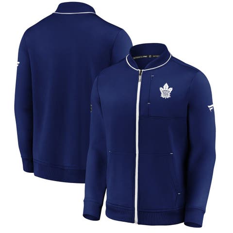 Men's Fanatics Branded Blue Toronto Maple Leafs Authentic Pro Locker Room Full-Zip Jacket