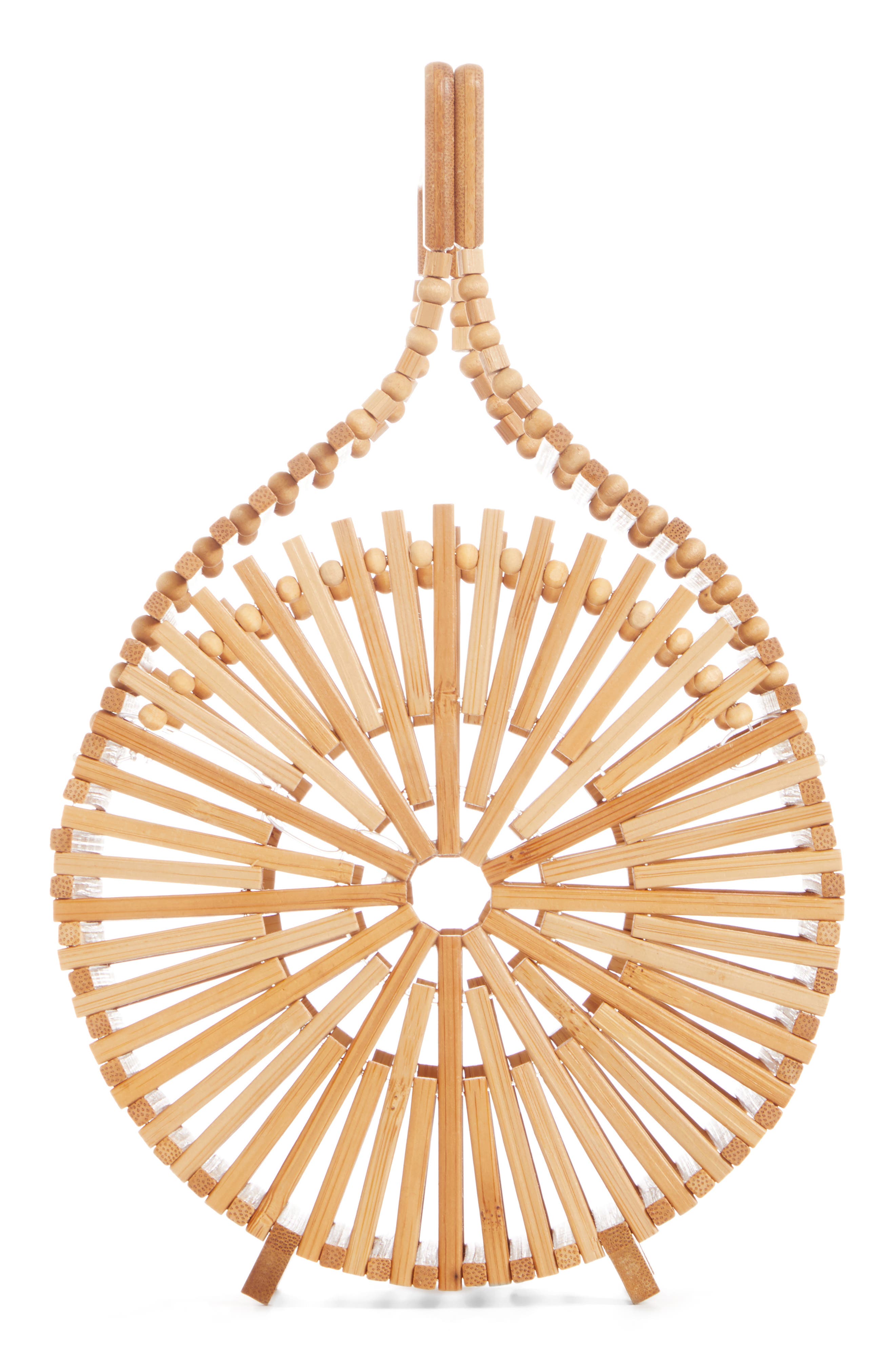 Cult Gaia Zaha Top Handle Bamboo Bag, Main, color, 