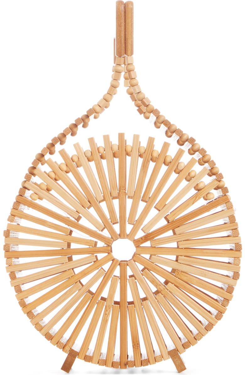 Cult Gaia Zaha Top Handle Bamboo Bag, Main, color,