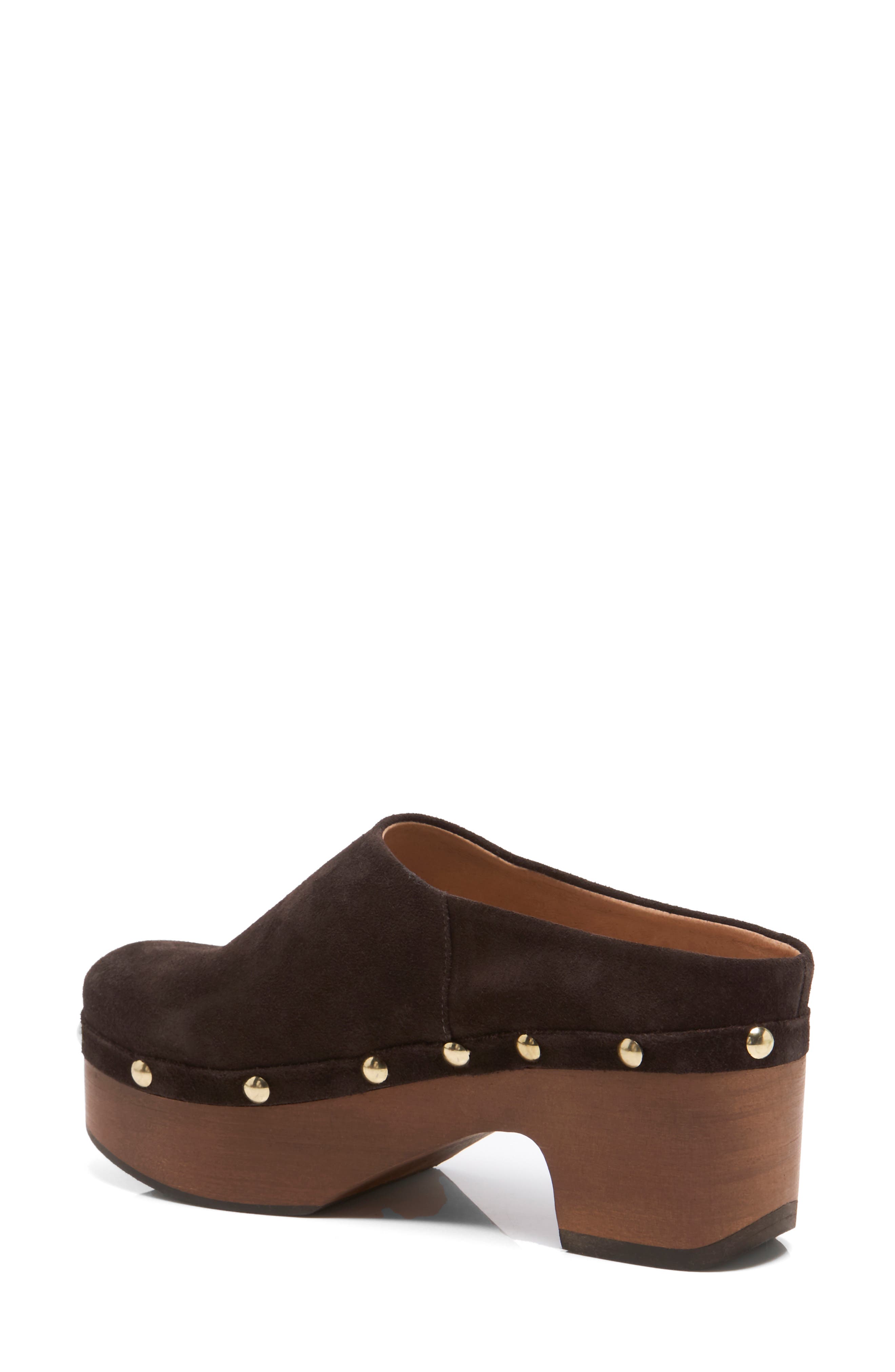 Calli Platform Clog, Alternate, color, WEATHERED MINK SUEDE