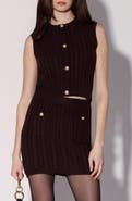 Walter Baker Gemma Cable Stitch Sweater Tank