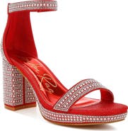 LONDON RAG Mejuri Faux Pearl Embellished Platform Sandal