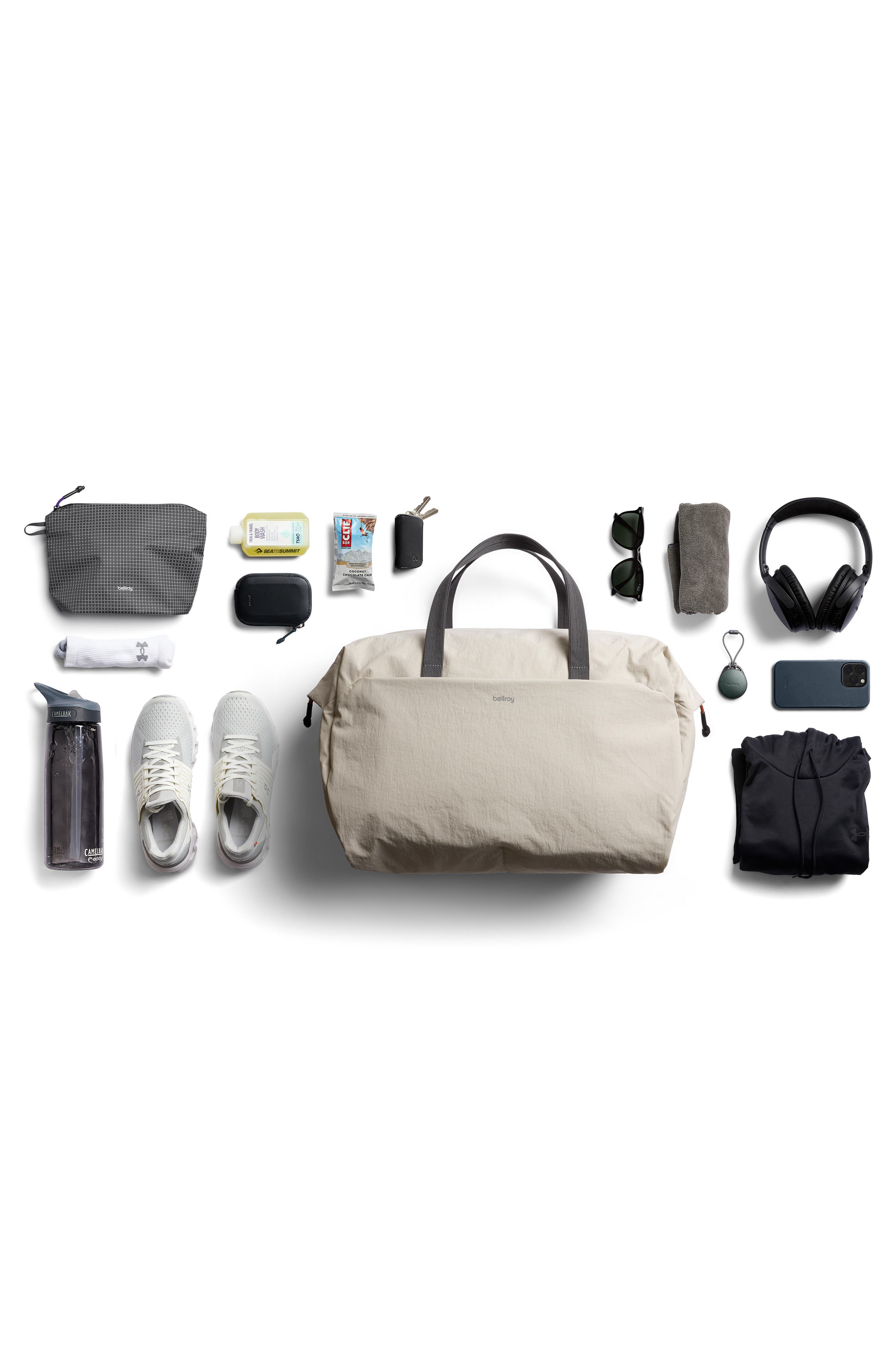 Lite Duffle, Alternate, color, ASH
