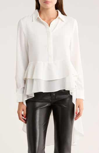 PATRIZIA LUCA Layered High-Low Button-Down Shirt