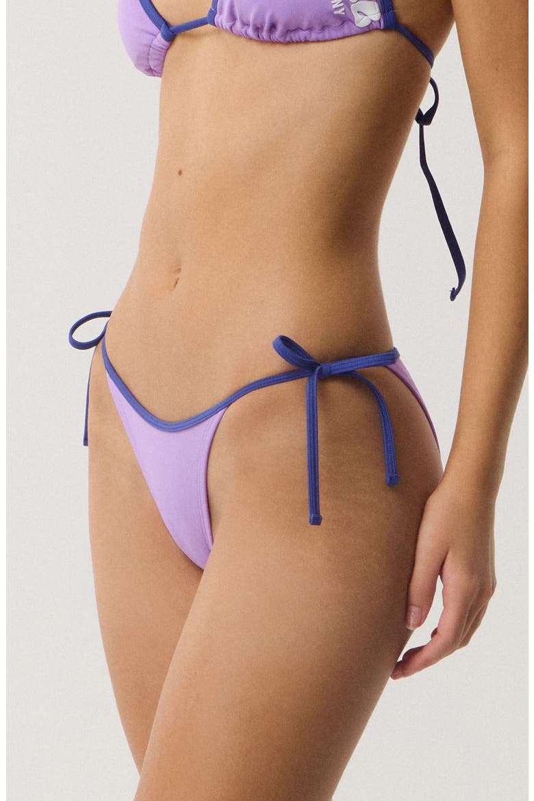 Surf Puff Bikini Bottoms, Alternate, color, BRIGHT LILAC