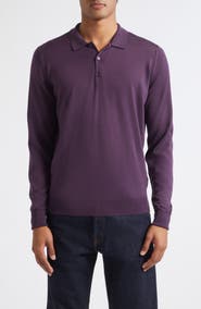 John Smedley Cotswold Wool Polo Sweater