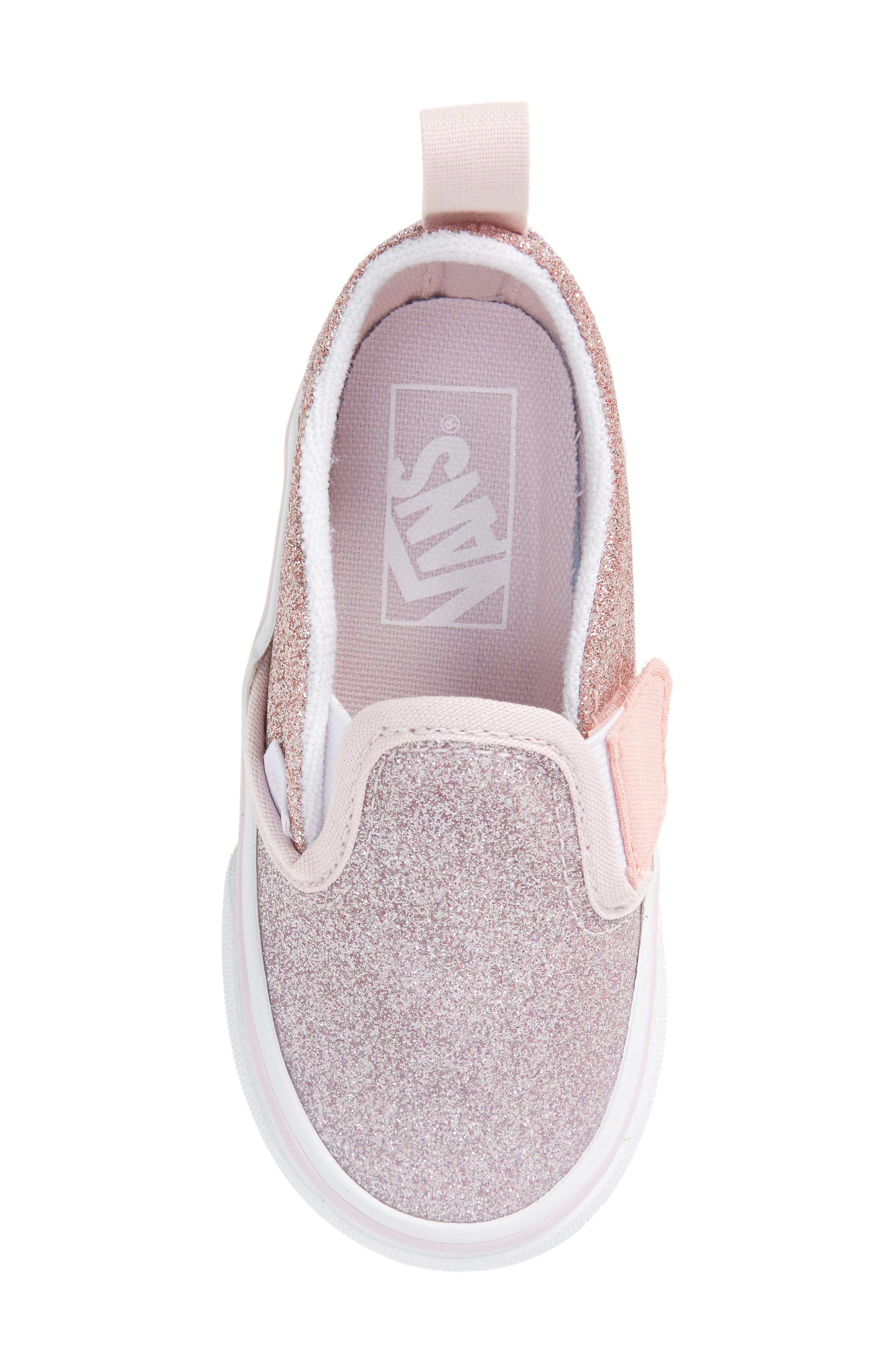 Vans Glitter Slip-On Sneaker, Alternate, color, 
