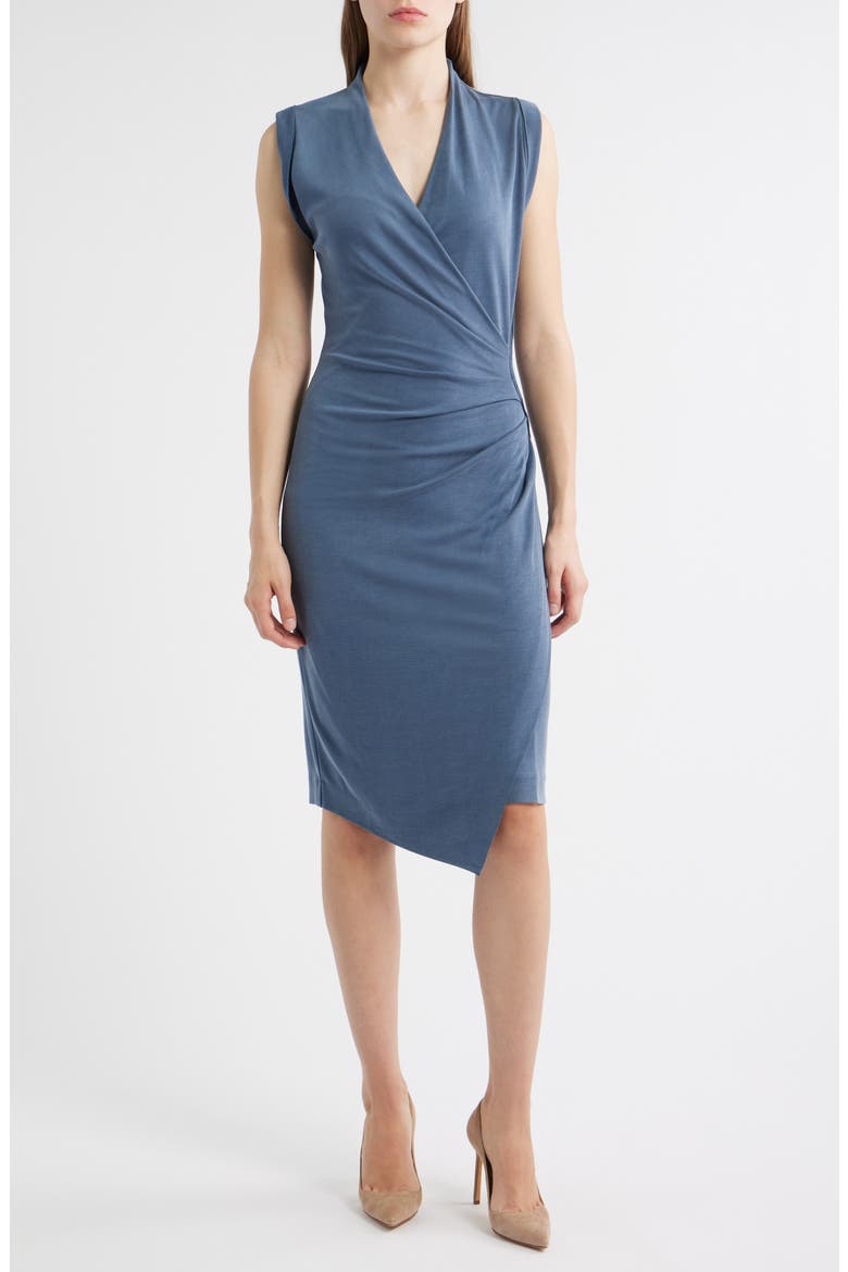 Ecupri Ruched Body-Con Dress, Main, color, TANZANITE