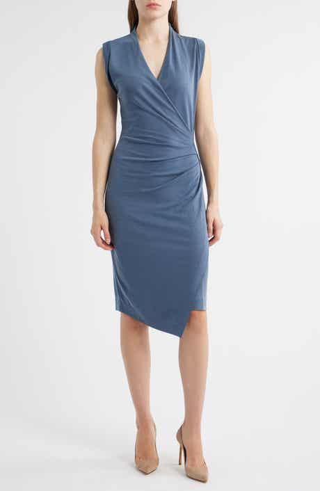 BOSS Ecupri Ruched Body-Con Dress