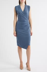 BOSS Ecupri Ruched Body-Con Dress