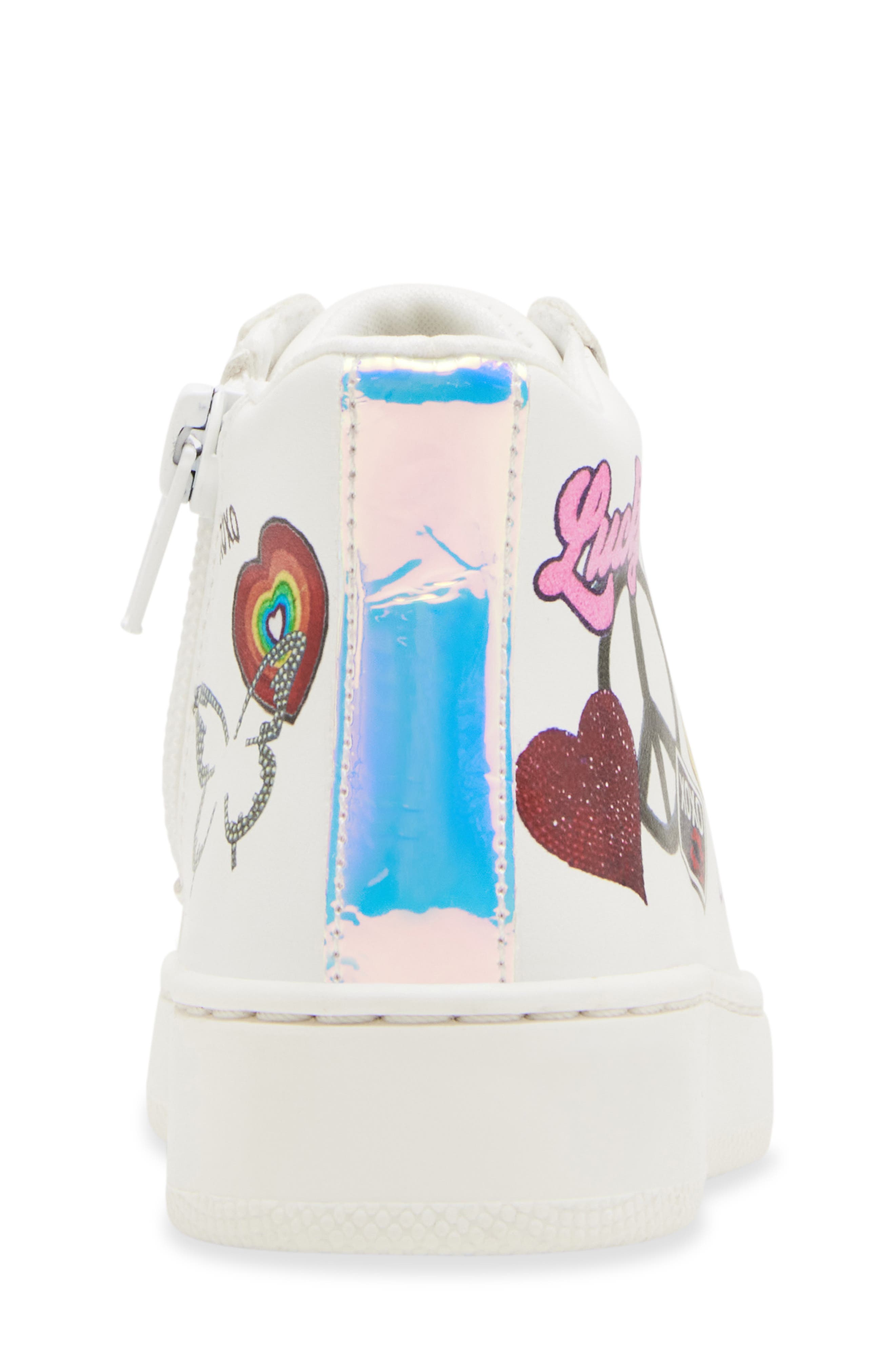 Steve Madden Kids' Tbeta High Top Platform Sneaker, Alternate, color, 