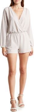 Velvet Torch Shine Long Sleeve Romper