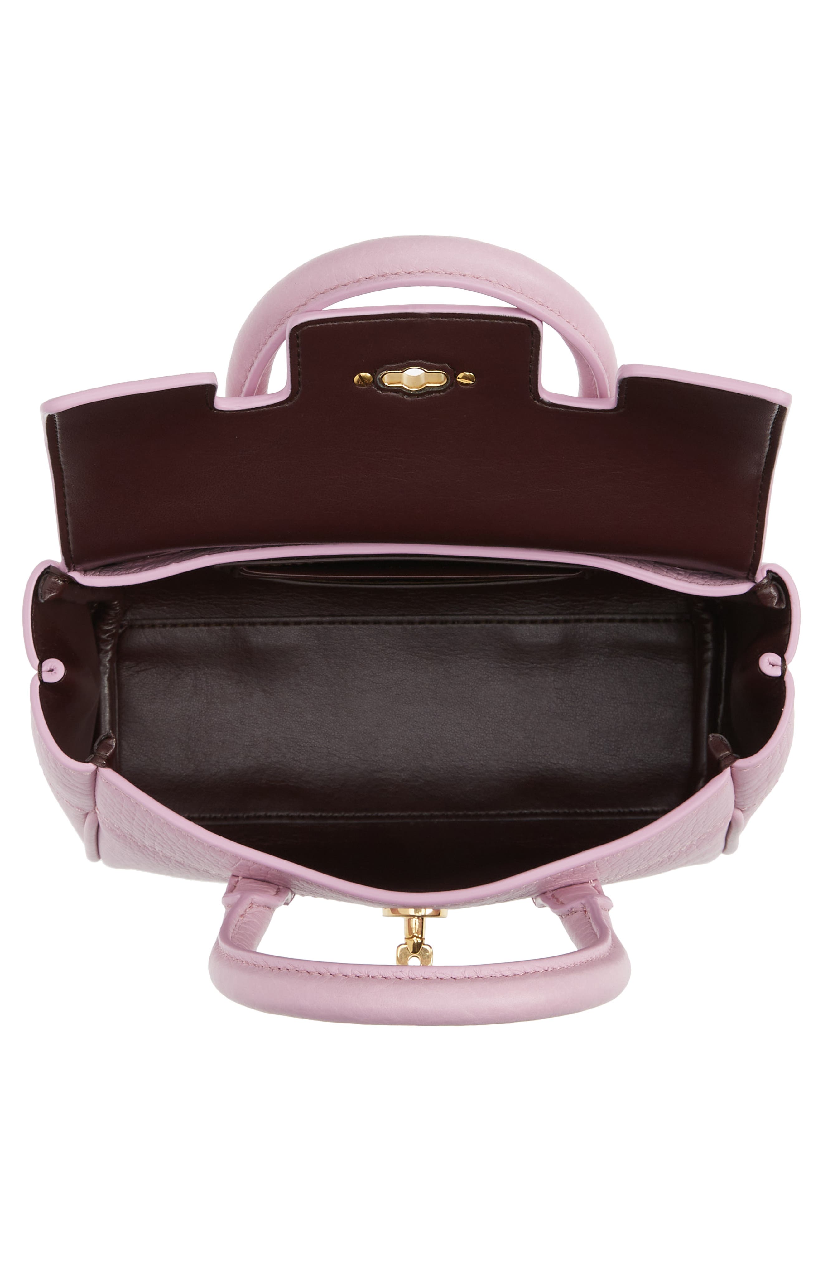 Mulberry Mini Bayswater Leather Tote, Alternate, color, 