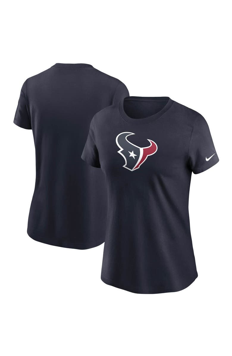 Nike Women's Nike Navy Houston Texans Logo Essential T-Shirt, Main, color,
