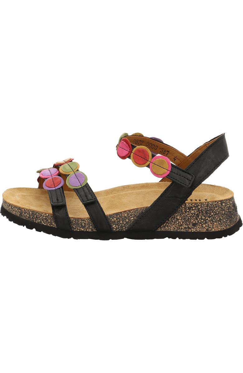 Think! Koak Ankle Strap Sandal, Alternate, color, Black/Kombi