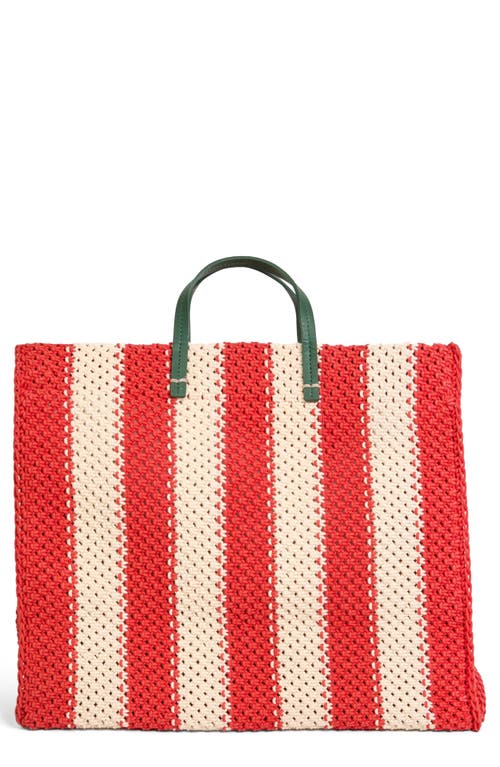 Clare V . Simple Crochet Tote In Multi