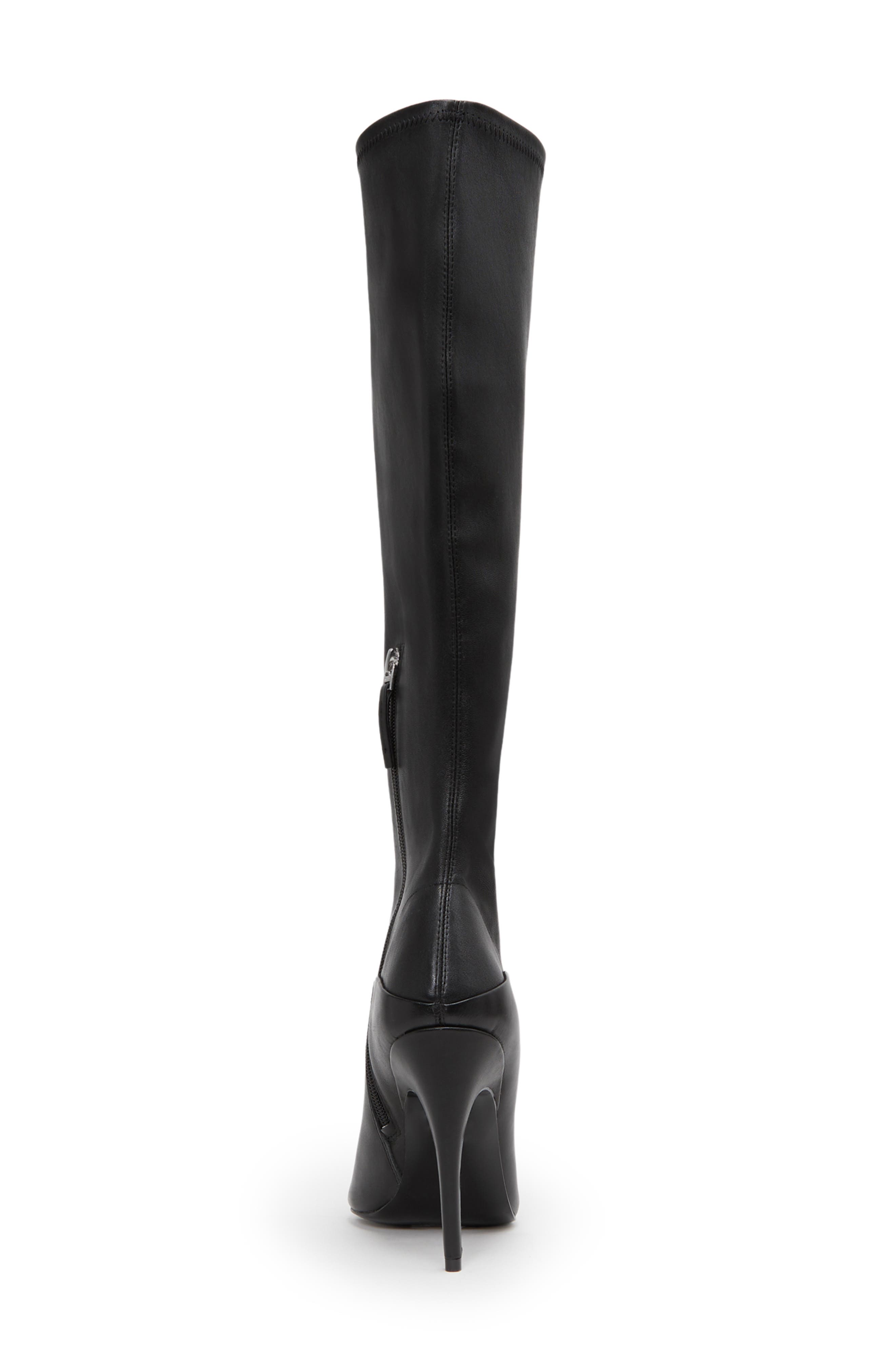 Carina Pointed Toe Boot (Nordstrom Exclusive), Alternate, color, BLACK
