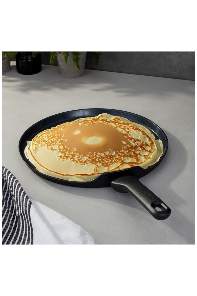 Dina Helix 11" Pancake Pan, Alternate, color, BLACK