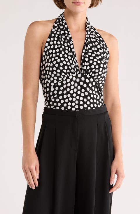 Polka Dot Halter Top