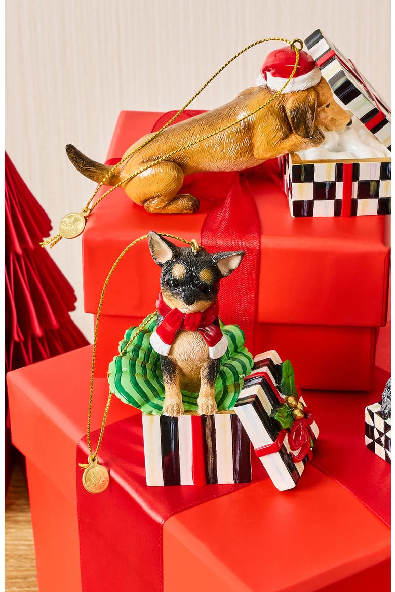 Christmas Chihuahua Dog Ornament, Alternate, color, MULTI